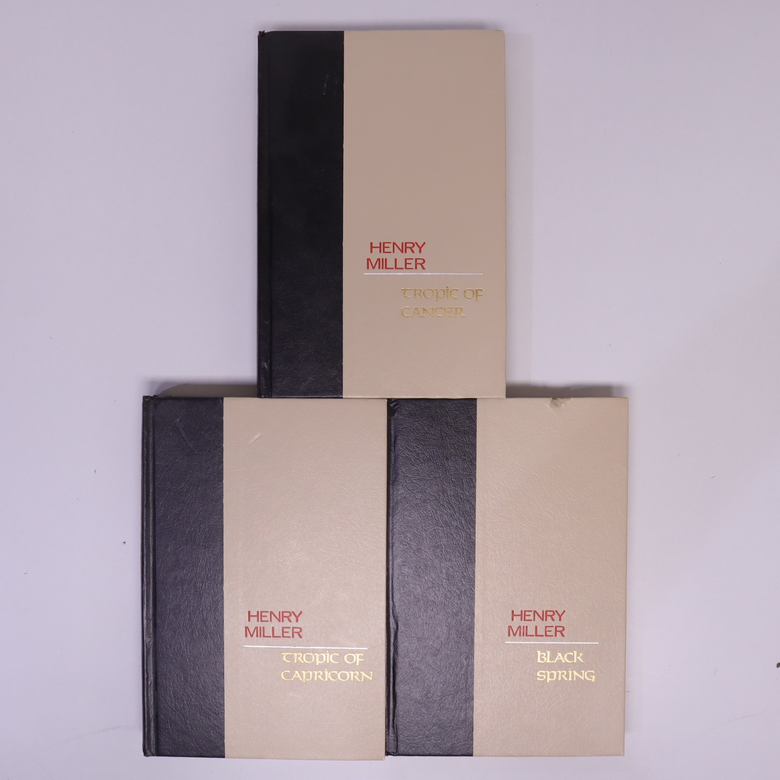 Henry Miller Grove Press Hardcover Book Set of 3