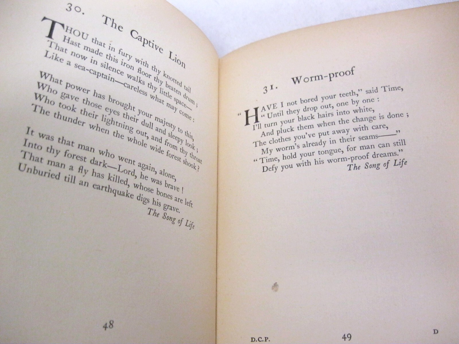 Collected Poems Second Series SIGNED by William H Davies 1923 Harper & Bros