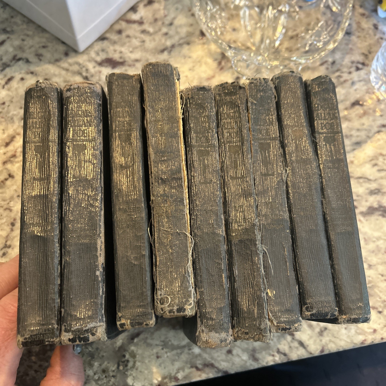 Poe Works of Edgar Allan Poe 1904 Hc 10 Vol Set Funk & Wagnalls Missing book 4