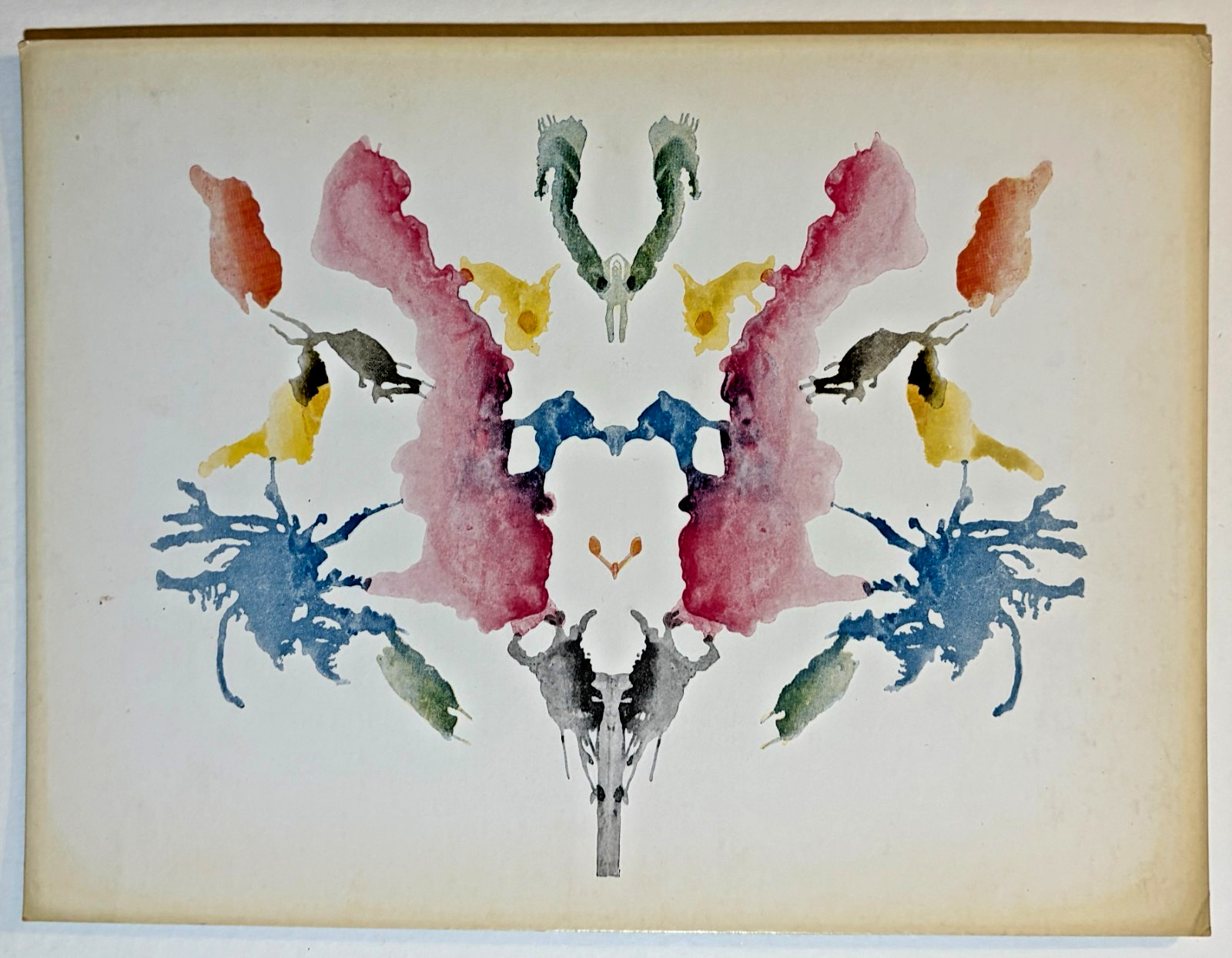 1932 Rorschach PSYCHODIAGNOSTIK 2 Vol Set Tafeln Complete Set 10 Inkblots Plates