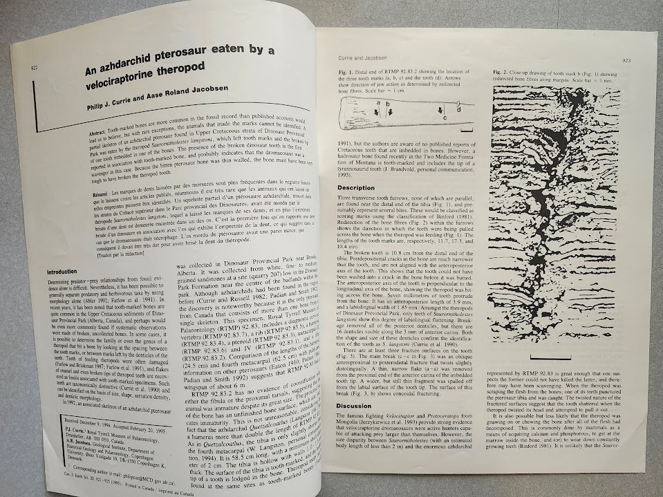 Philip J. Currie & Others Cretaceous Dinosaur Fossil +MORE Reprint Collection !!