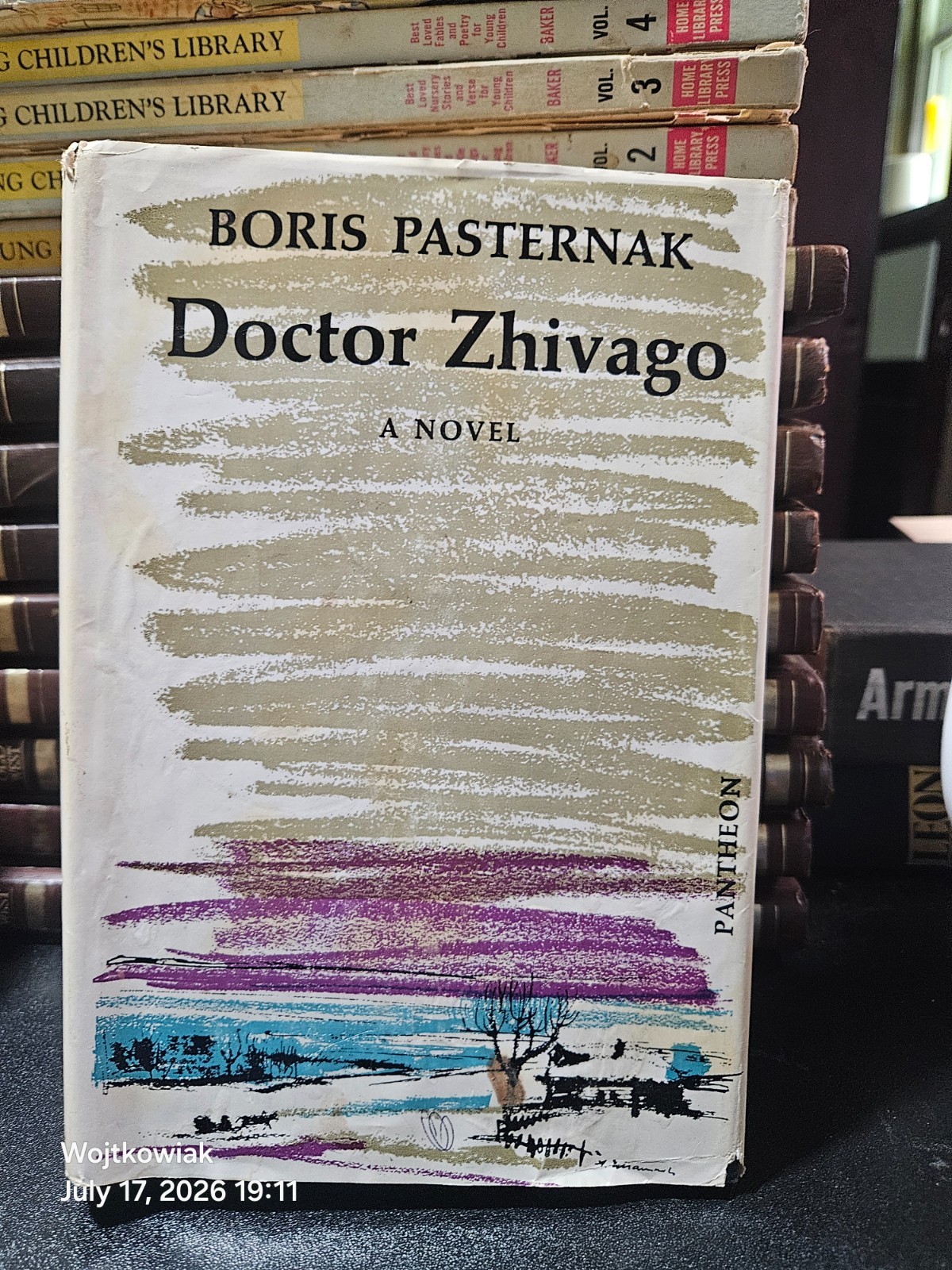 166# Doctor Zhivago Boris Pasternak 1958 Pantheon HC 31st Printing Fiction
