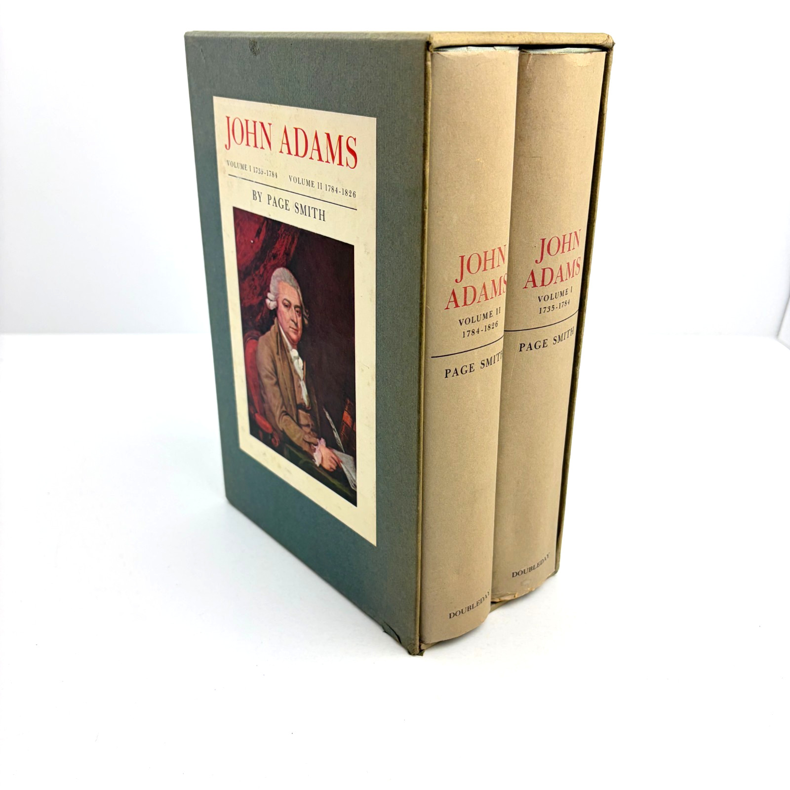 2 Volume Set of John Adams By Page Smith 1st Edition Hardcovers