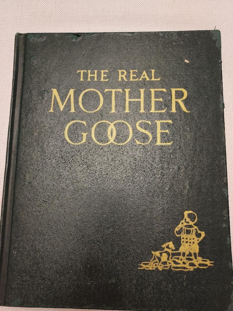 The Real Mother Goose Rand McNally Hardcover Blanche Fisher Wright VTG 1962