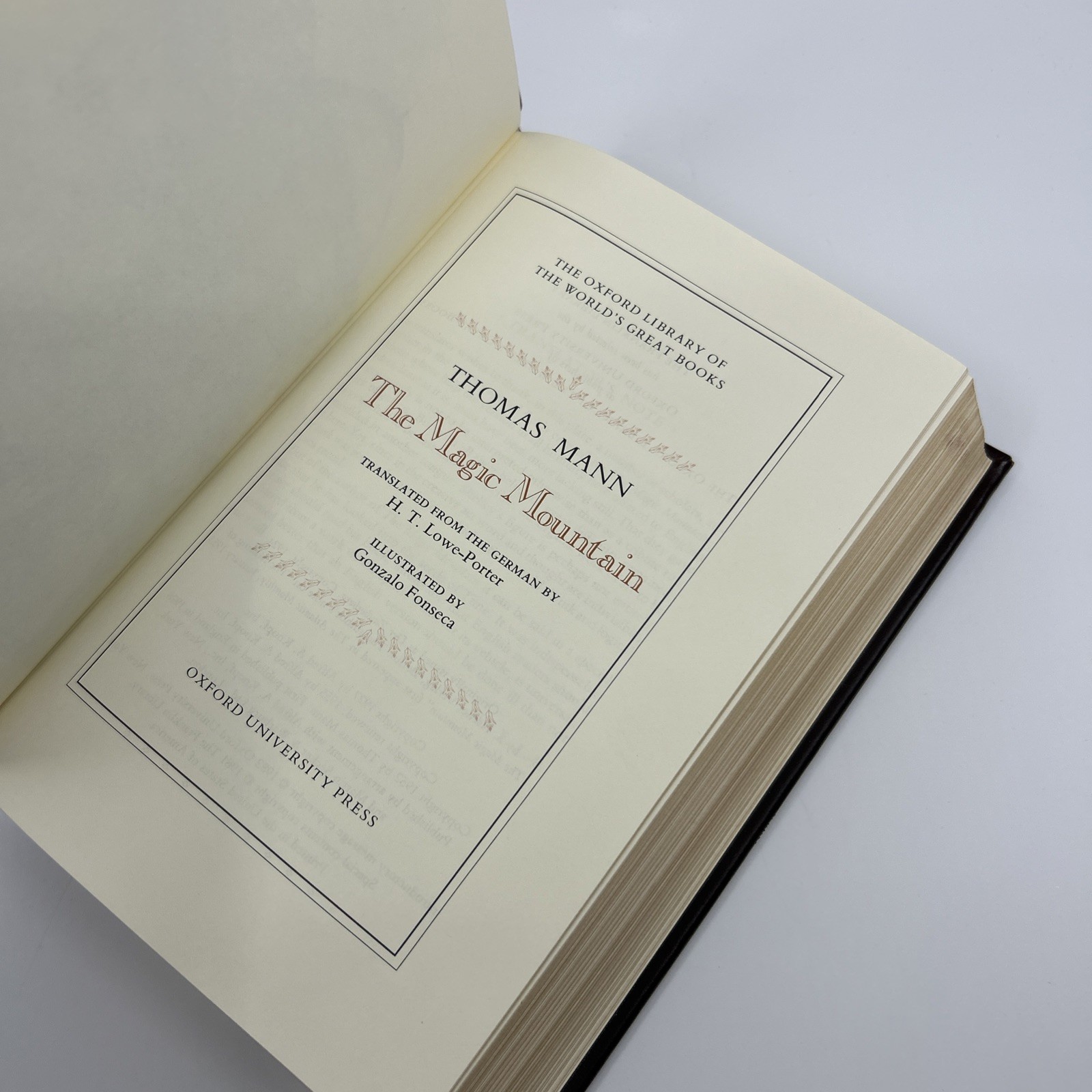 FRANKLIN LIBRARY OXFORD The Magic Mountain Thomas Mann Leather World’s Great