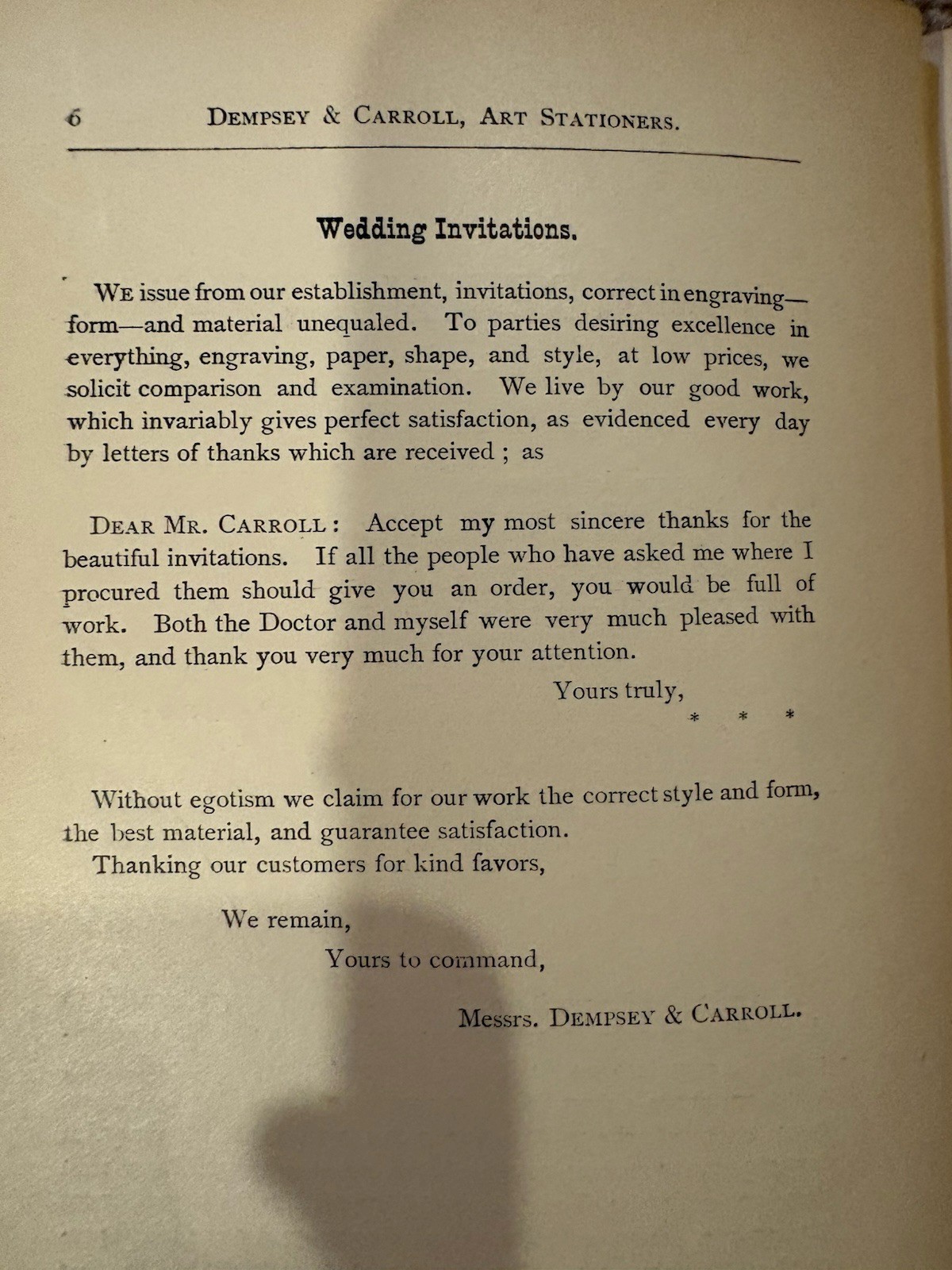 Antique 1880 Wedding Etiquette and Usages of Polite Society Dempsey & Carroll NY