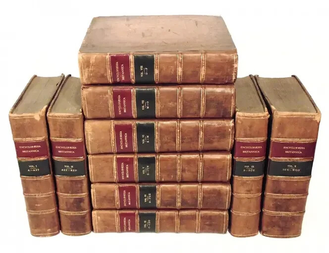 ENCYCLOPEDIA BRITANNICA-1st-2nd-3rd Editions-ALL VOLUMES-Reference Books-on DVD