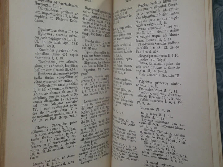 XENOPHONTIS COMMENTARII RECOGNOVIT WALTHER GILBERT 1902 LEATHER-BOUND