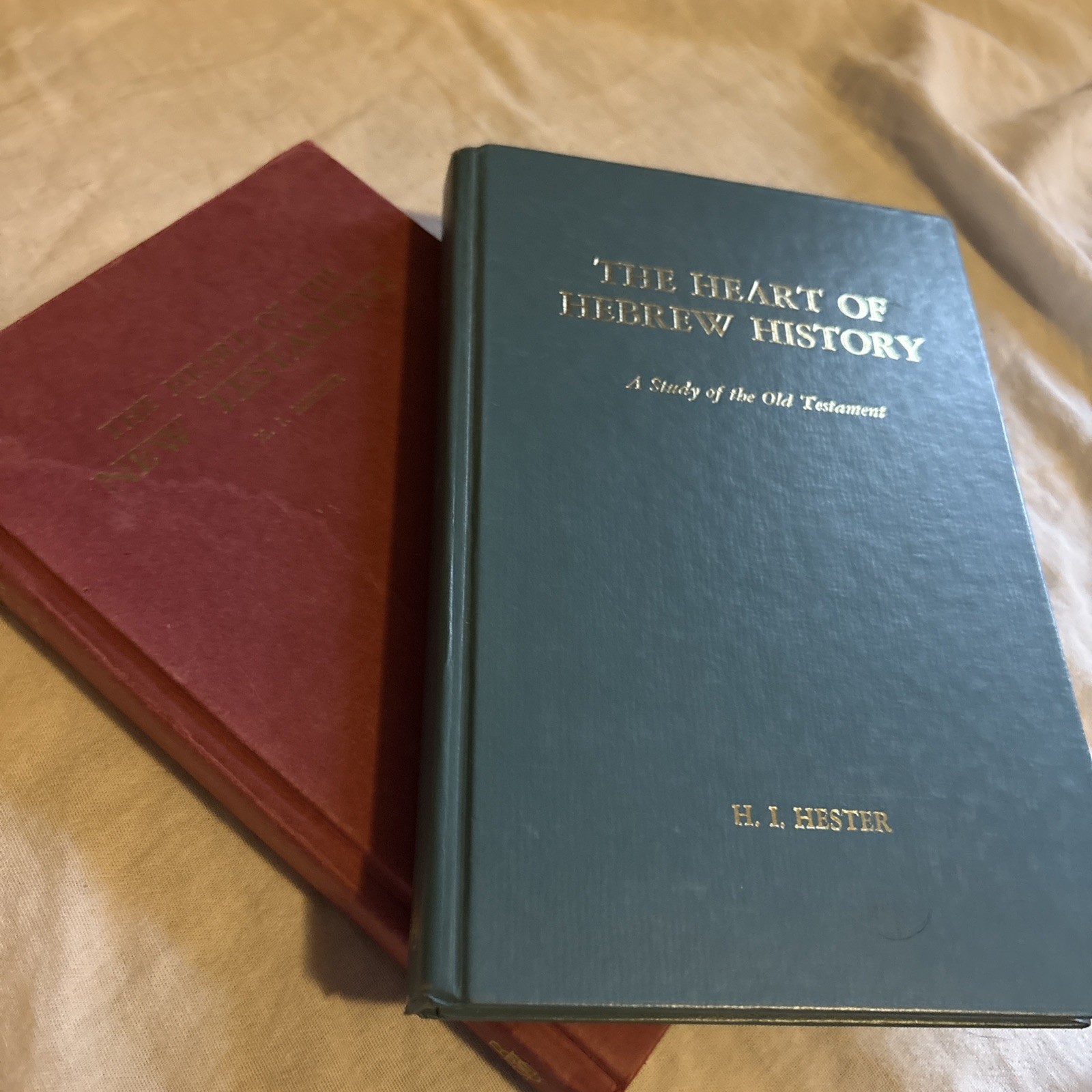 H.I. Hester 2 Hardback Books On Study Of New And Old Testament