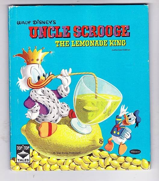 Carl Barks art – 1960 Western Printing file copy UNCLE SCROOGE THE LEMONADE KING