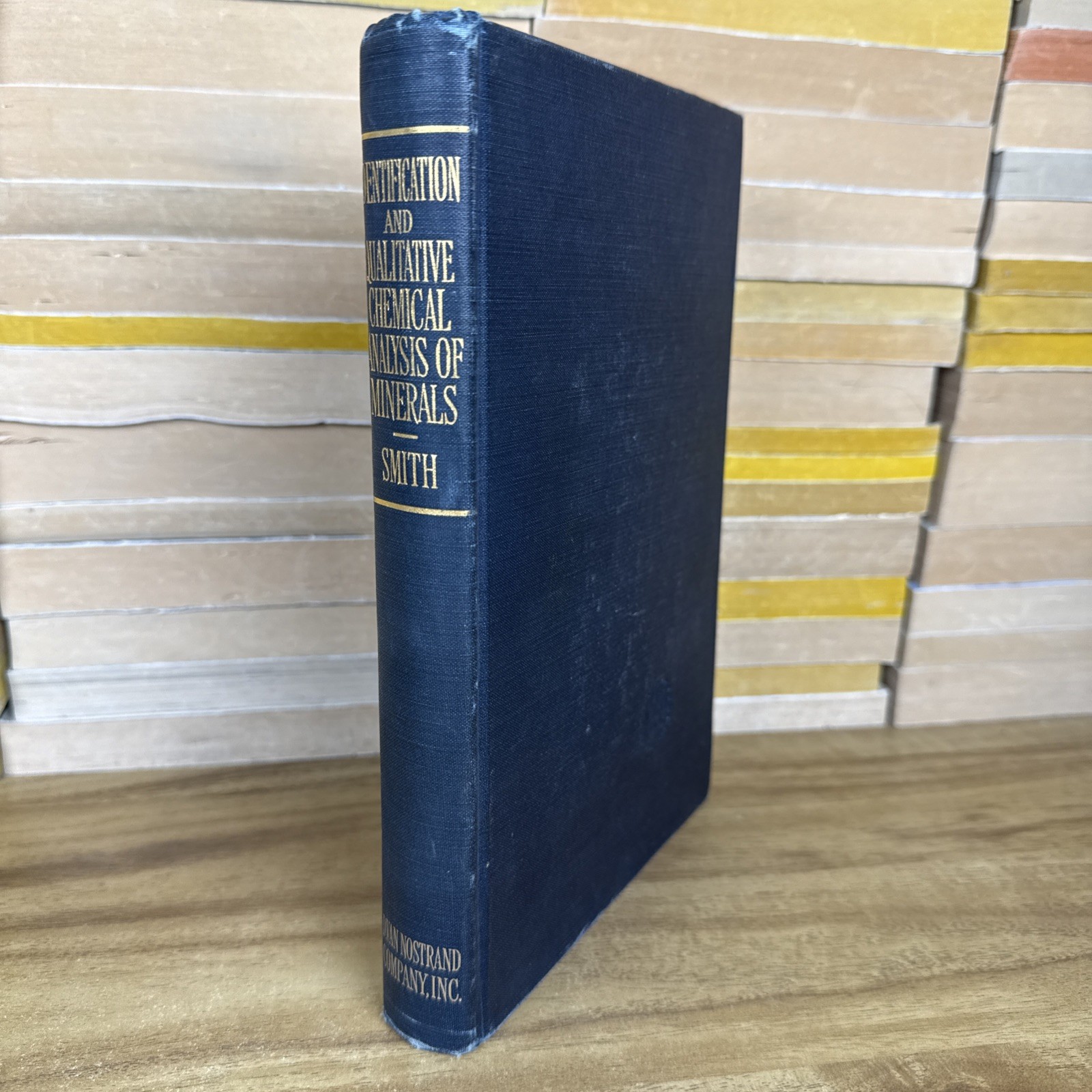 Identification and qualitative chemical analysis of minerals Vintage Hardcover