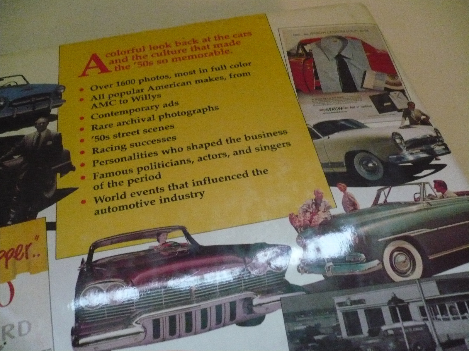 1995 Cars of the Fabulous ’50s Beautiful Book!