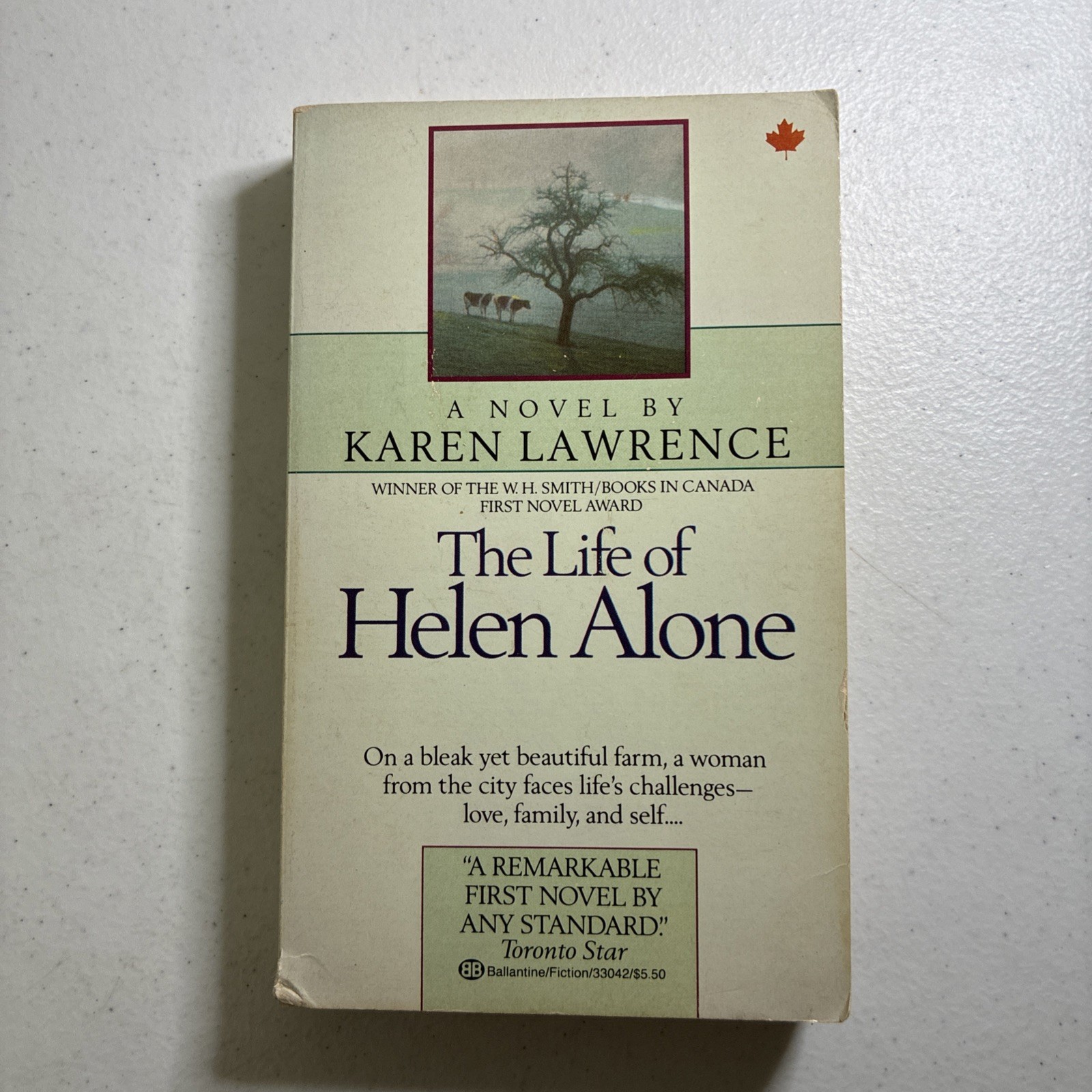 Vintage 1986 Book The Life of Helen Alone Mass Market Paperback Karen Lawrence