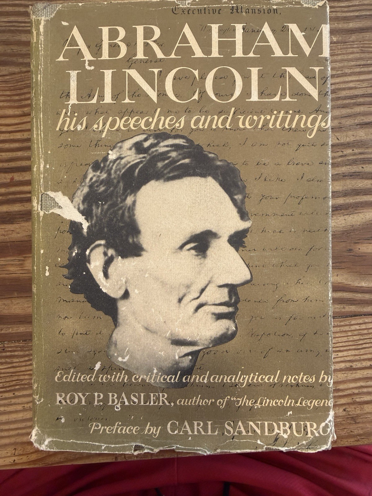 Abraham Lincoln: His Speeches and Writings by Roy P. Basler 1946 Hardcover DJ