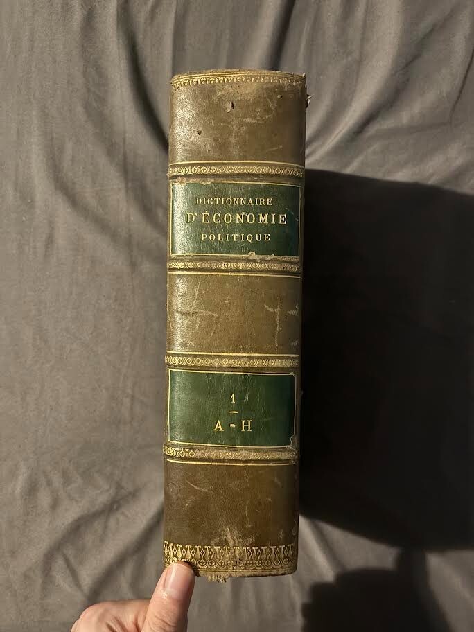 Nouveau Dictionnaire D’Economie Politique Vol 1-2 by Say & Chailley 1891-92 #B15