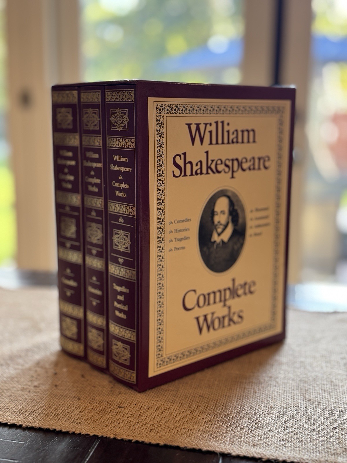 William Shakespeare Complete Works 3 Vol Set (1988 Wellfleet Press) w/ Slipcase