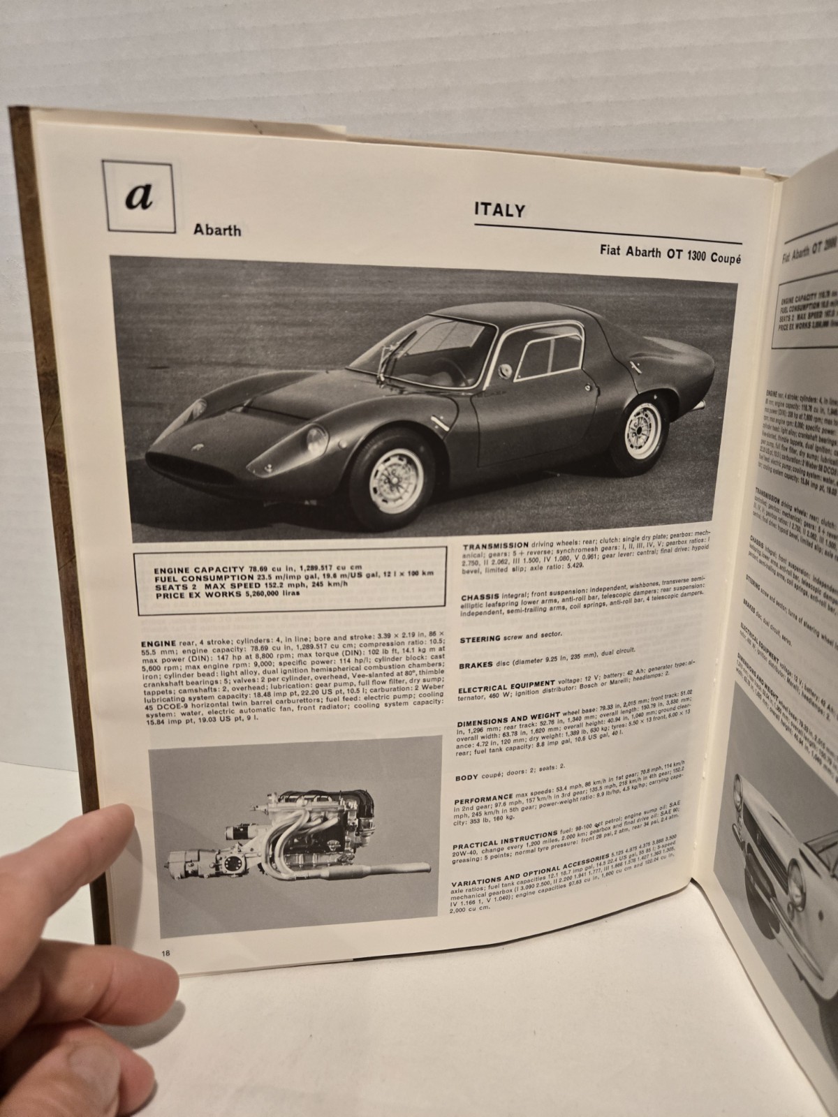Vintage 1967 World Car Catalogue Hardcover WITH RARE Stop Press News Supplement