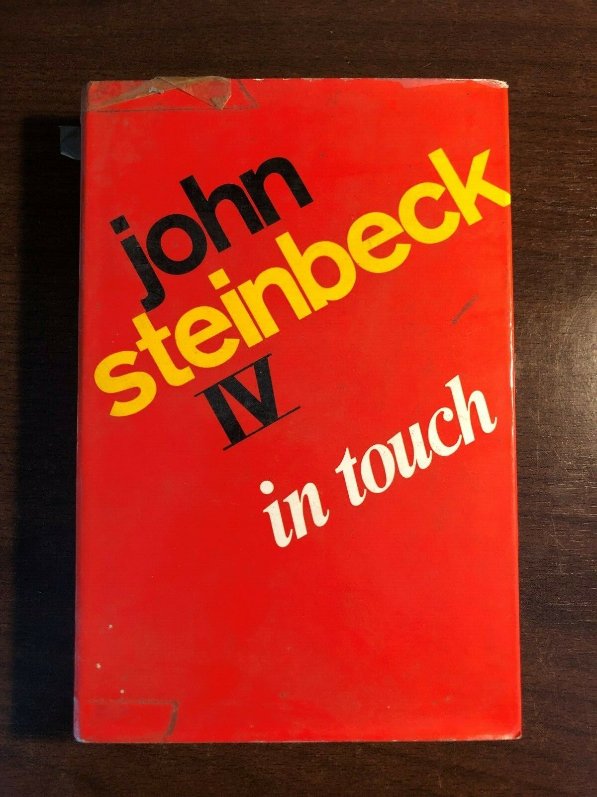 IN TOUCH by JOHN STEINBECK IV – ANDRE DEUTSCH – Hardback D/W – 1969
