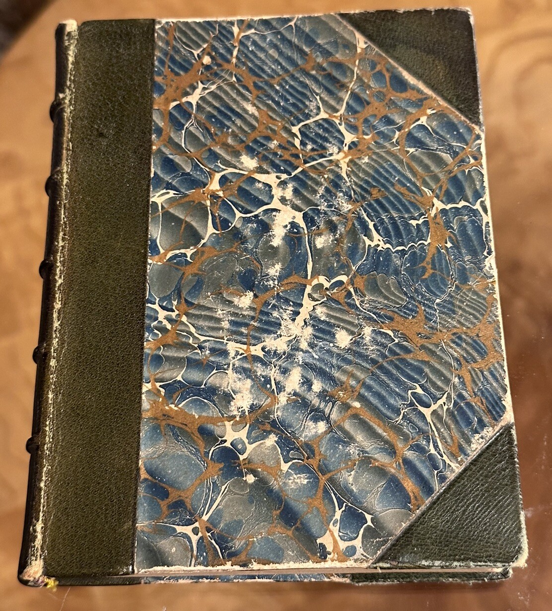 Scottish Jests and Anecdotes Robert Chambers 1880 Antique Leather Bound Marbled