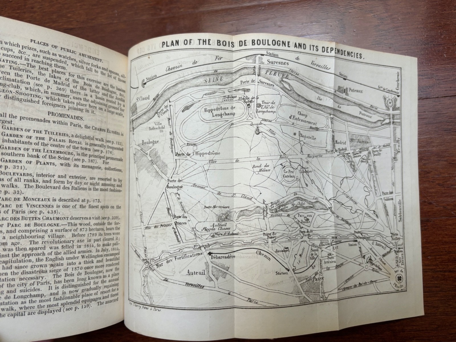 GALIGNANI’S NEW PARIS GUIDE FOR 1875 ILLUSTRATED TRAVEL GUIDE FRANCE ANTIQUE