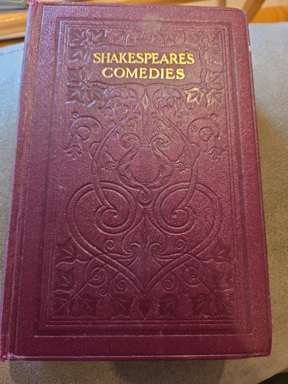 The Comedies of Shakespeare 1915 Antique Book Hardcover