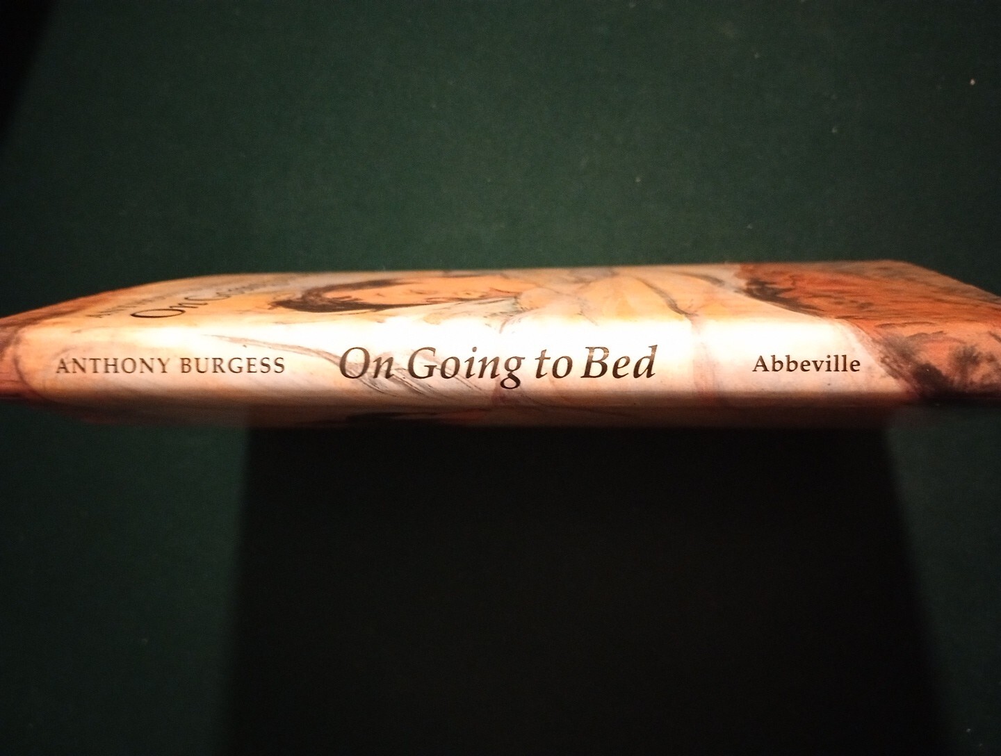 On Going to Bed by Anthony Burgess 1982 First Edition Hardcover Abbeville Press