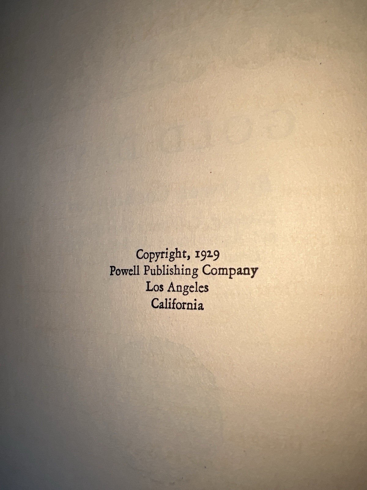 California Gold Days, 1929 First Edition by Owen Cochran Coy