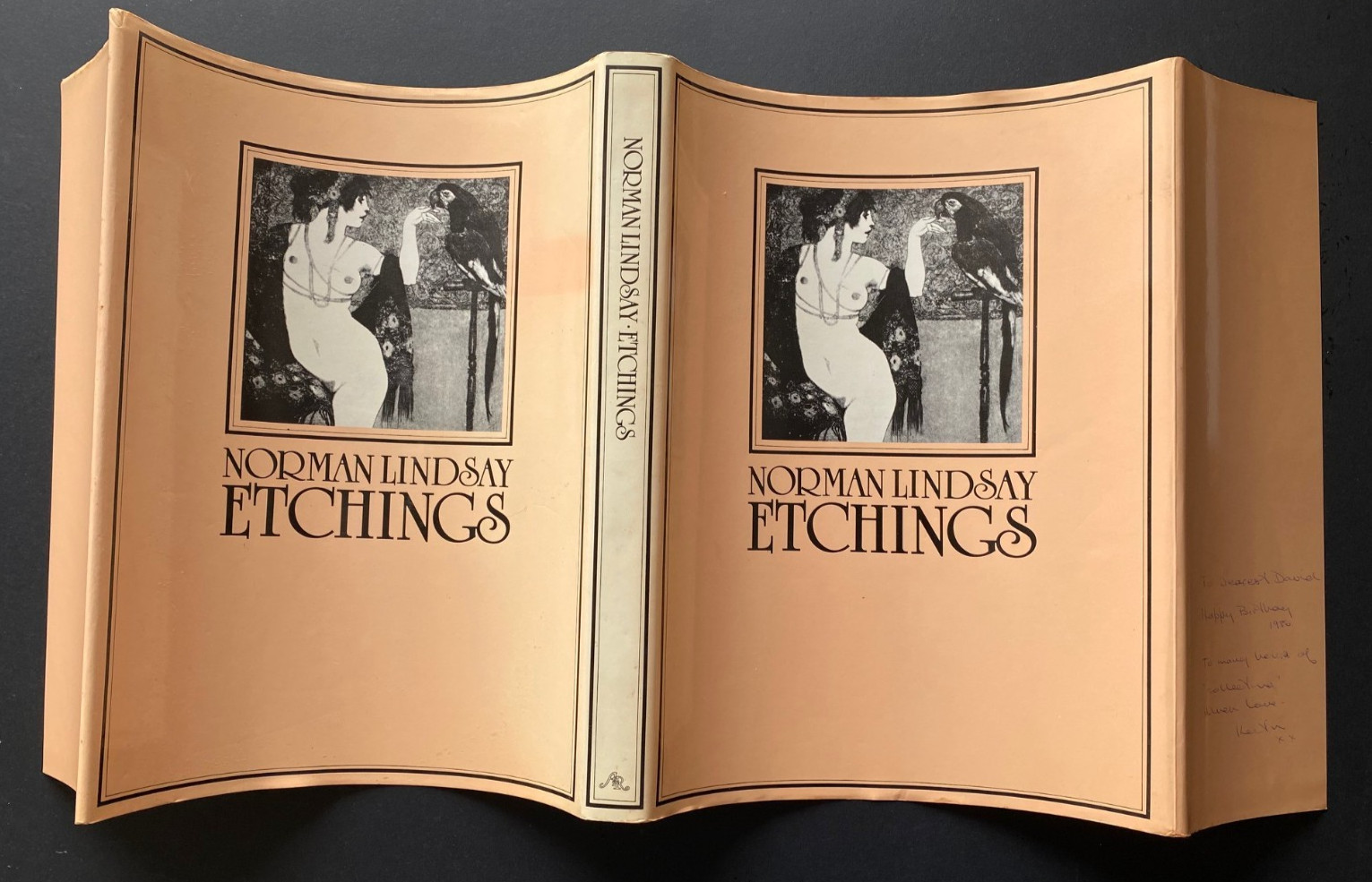 1984 NORMAN LINDSAY ETCHINGS *LIKE NEW* w 100 FULL PAGE PLATES FREE EXPRESS W/W