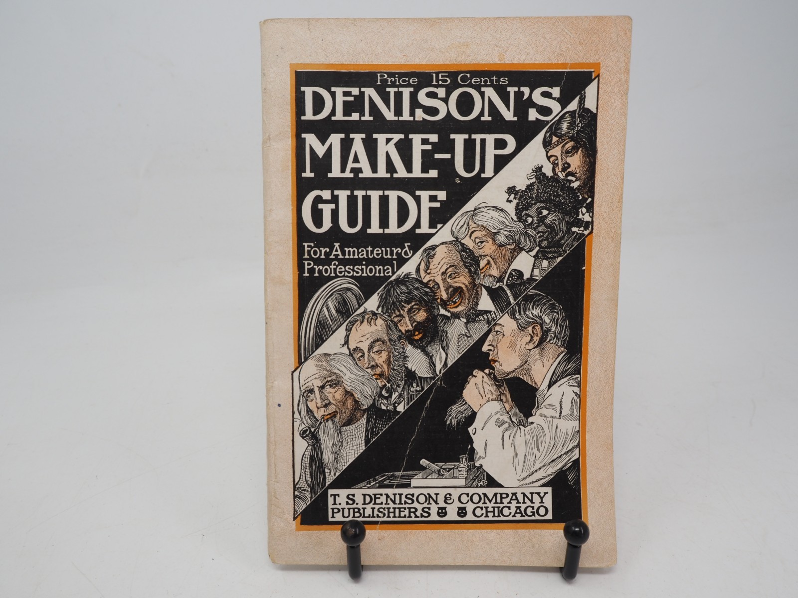 1924 Denison’s Make-Up Guide Stage Makeup Wigs Beards Theater T.S. Denison