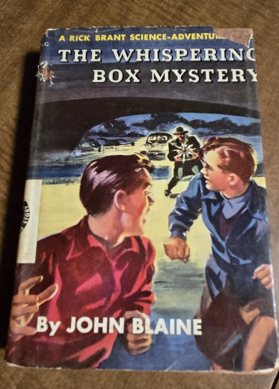 Rick Brant #5 “The Whispering Box Mystery” with Dust Jacket 1948 Science