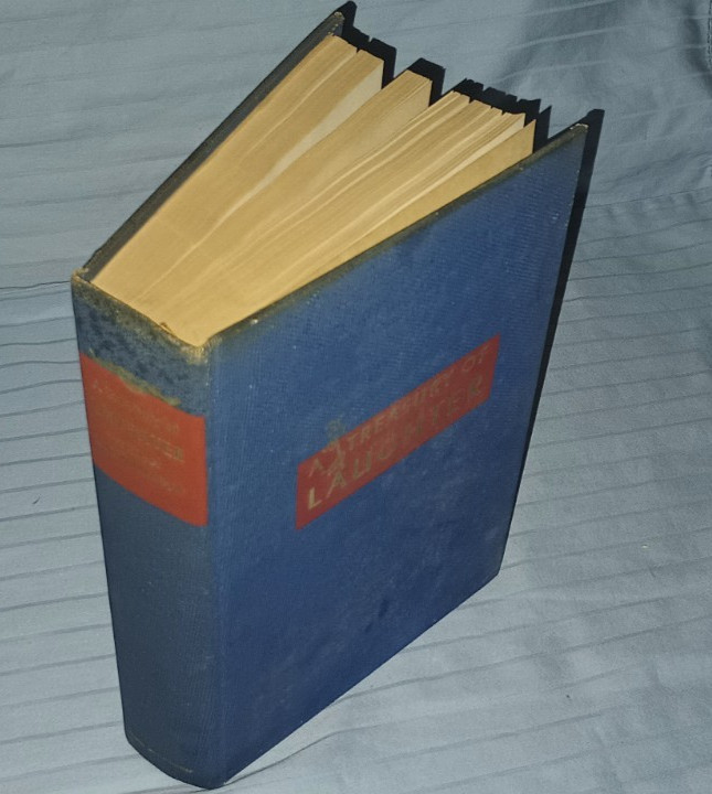 A Treasury of Laughter by Louis Untermeyer, Hardcover, Illustrated, (1946) Vntg.