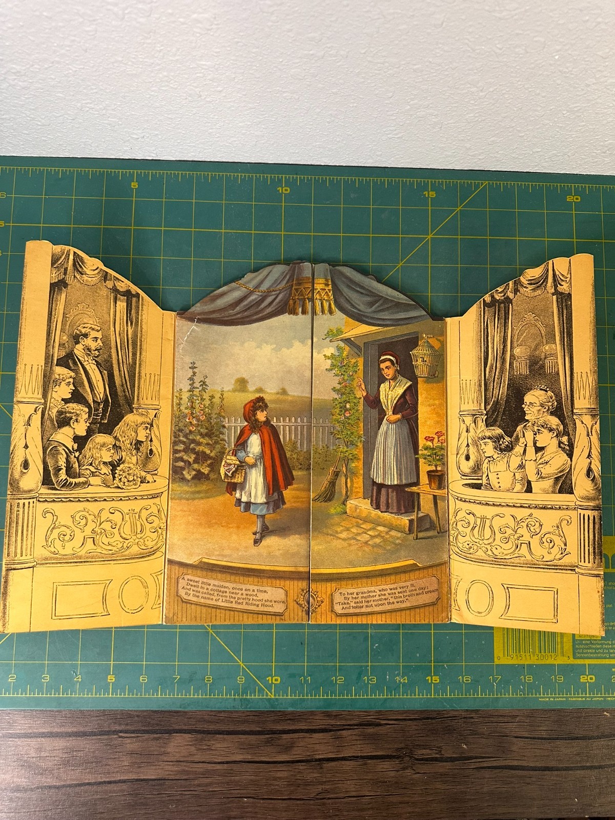 Red Riding Hood Theater Toy Book – Victorian Pop-Up Pantomime Rarity