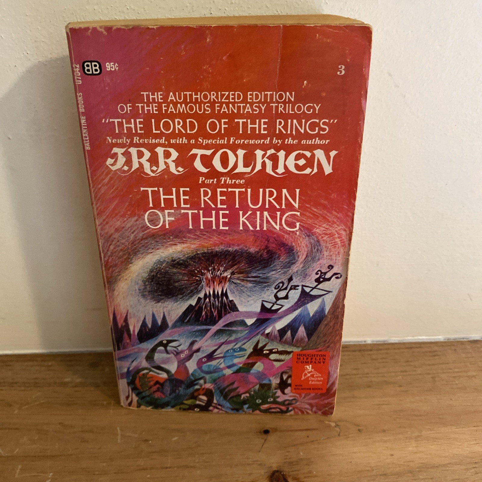 THE RETURN OF THE KING Ballantine LOTR PB Ninth Printing 1967 Vintage Tolkien
