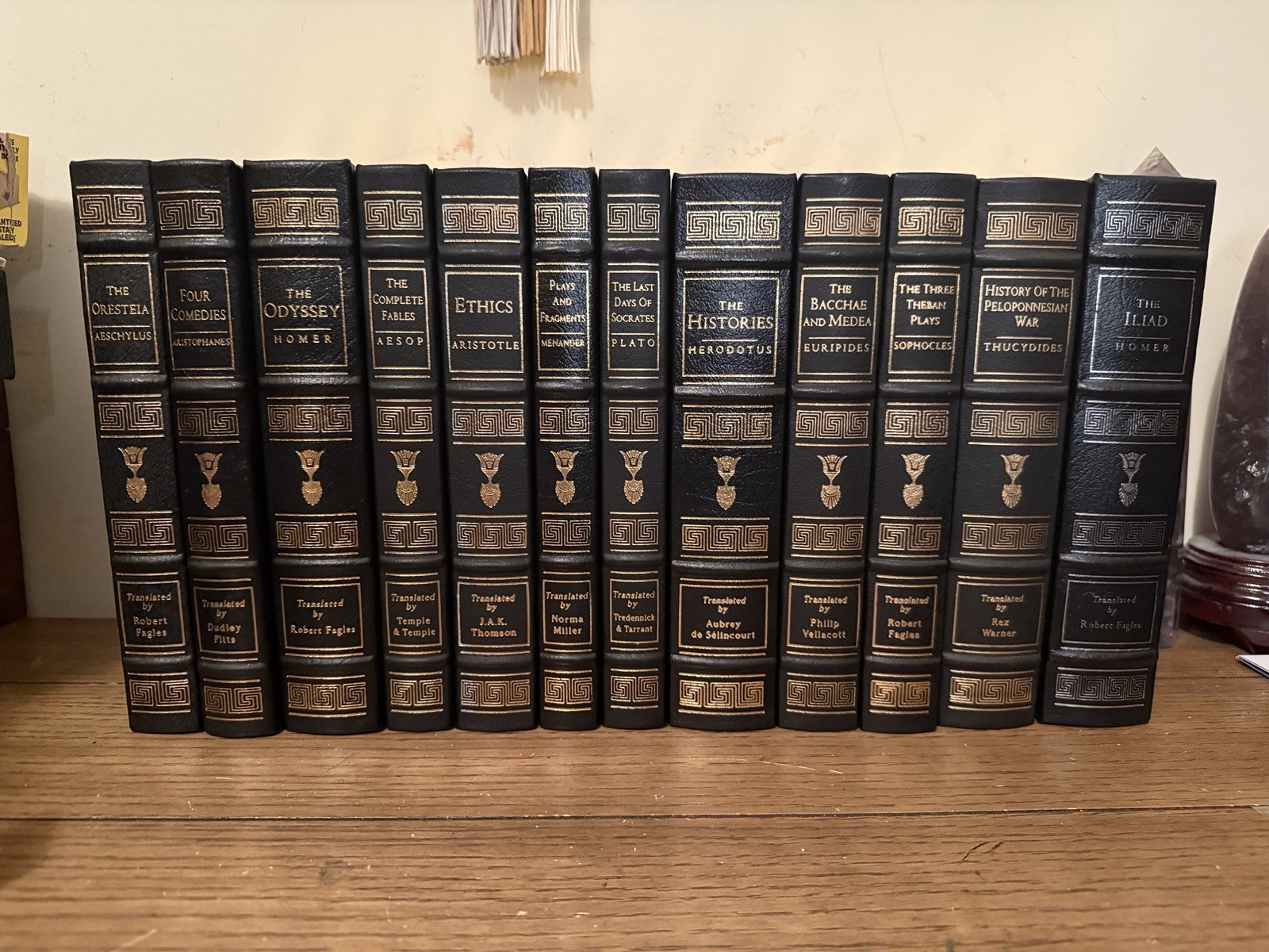 GREEK CLASSICS, Complete Set 12 Vols, EASTON PRESS