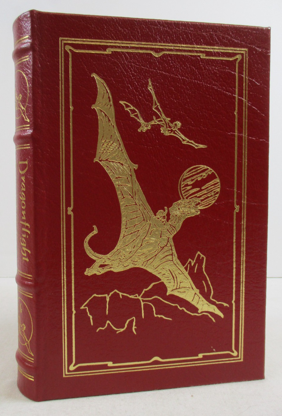 SIGNED Leather Collector’s ED “Dragonflight” Anne McCaffrey 1988 Easton Press