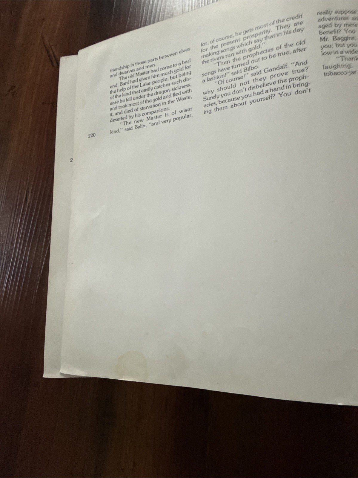 Vintage 1977 The Hobbit Or There And Back Again Illustrated HC Book Incomplete