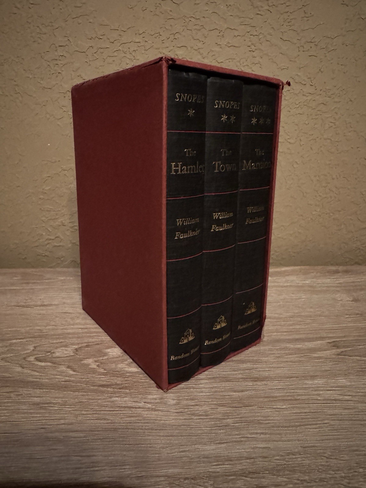 William Faulkner Snopes Trilogy Box Set, Hamlet, Town, Mansion