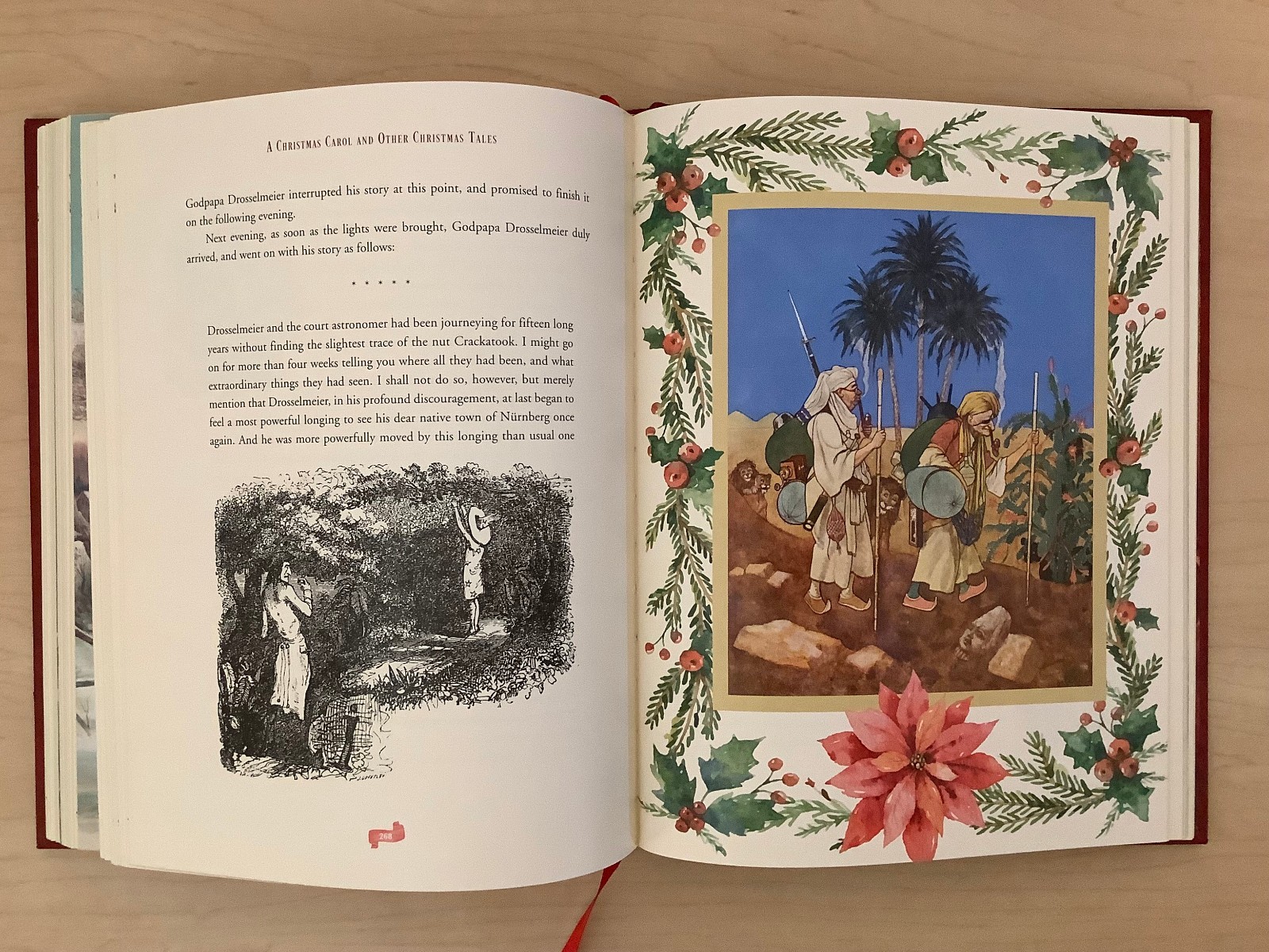 A Christmas Carol and Other Christmas Tales – Stories & Poems – oversize leather