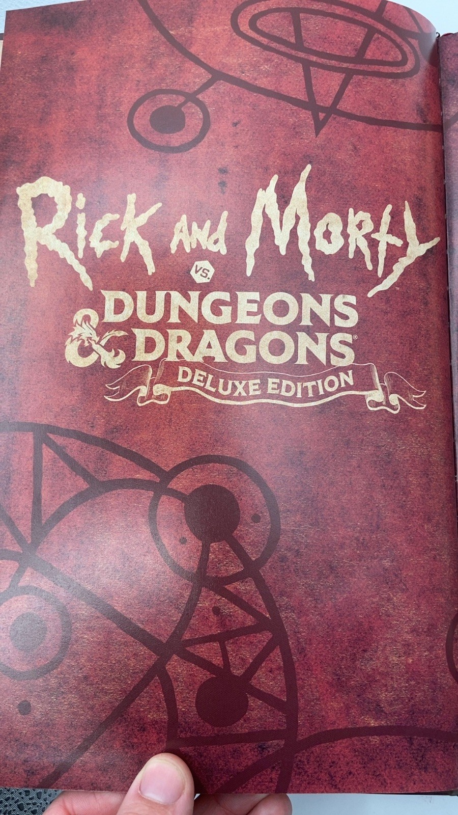 *SIGNED* Rick and Morty vs. Dungeons & Dragons Deluxe First Edition
