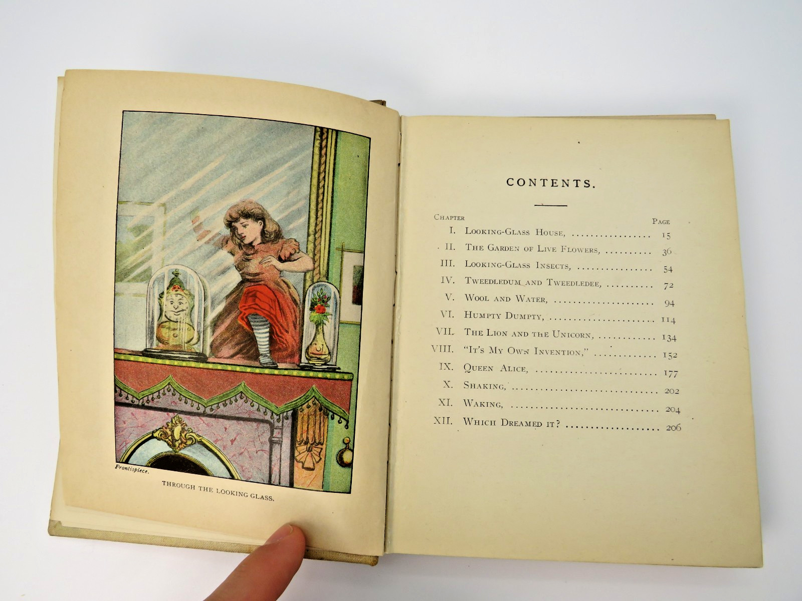 Through The Looking Glass Lewis Carroll 1897 Henry Altemus Alice In Wonderland