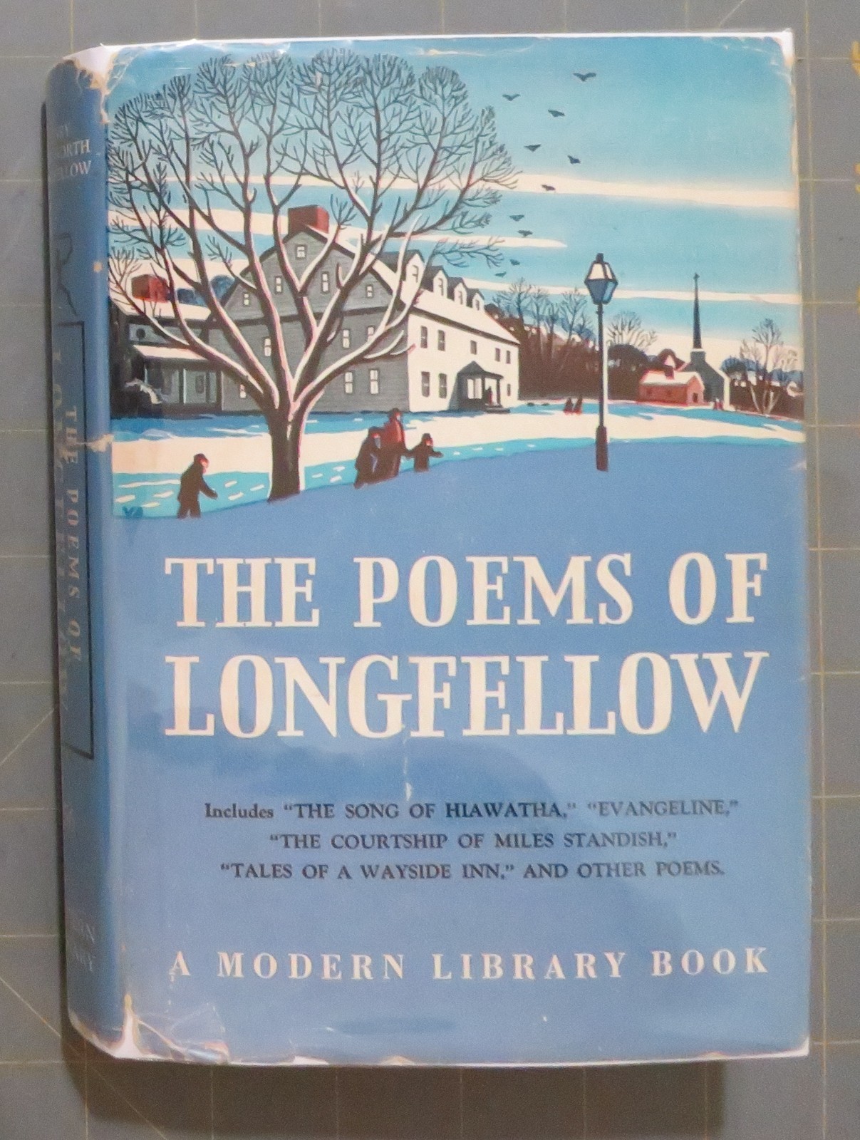 modern library poems of longfellow hardcover w/jacket #56