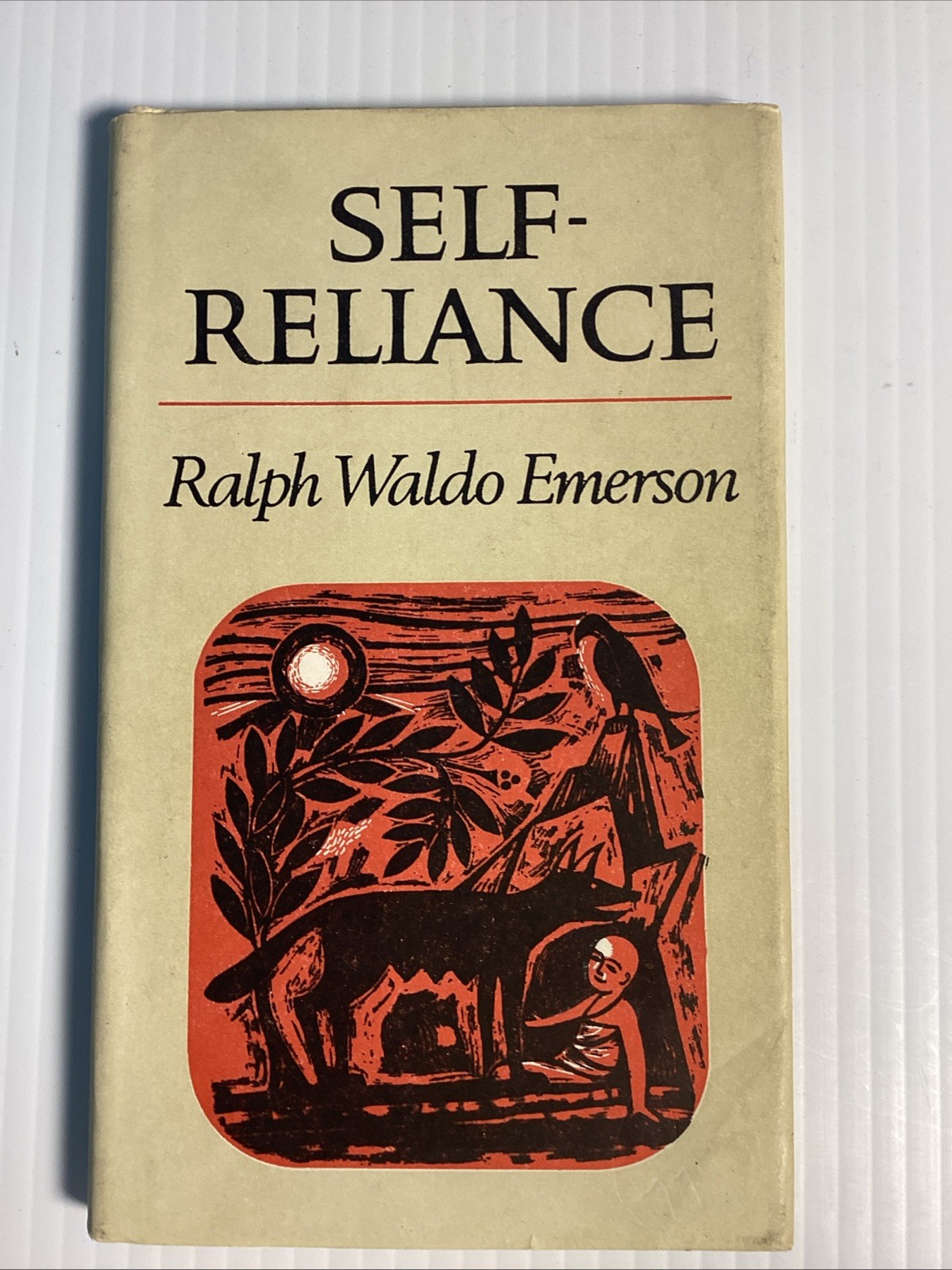 Self-Reliance by Ralph Waldo Emerson 1967 Peter Pauper Press NY Dust Jacket