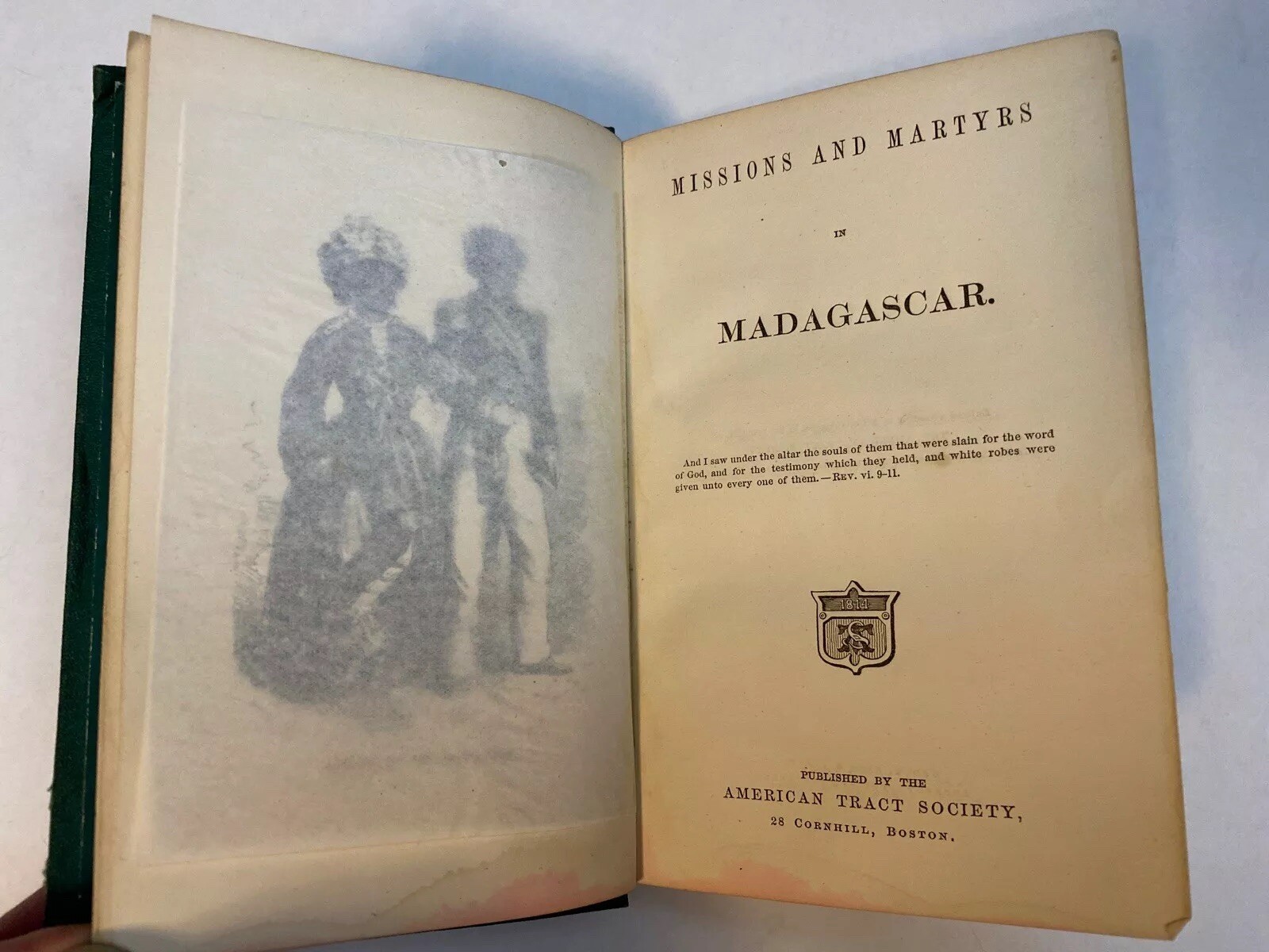 Missions and Martyrs in Madagascar Rare First Edition 1864 Rare