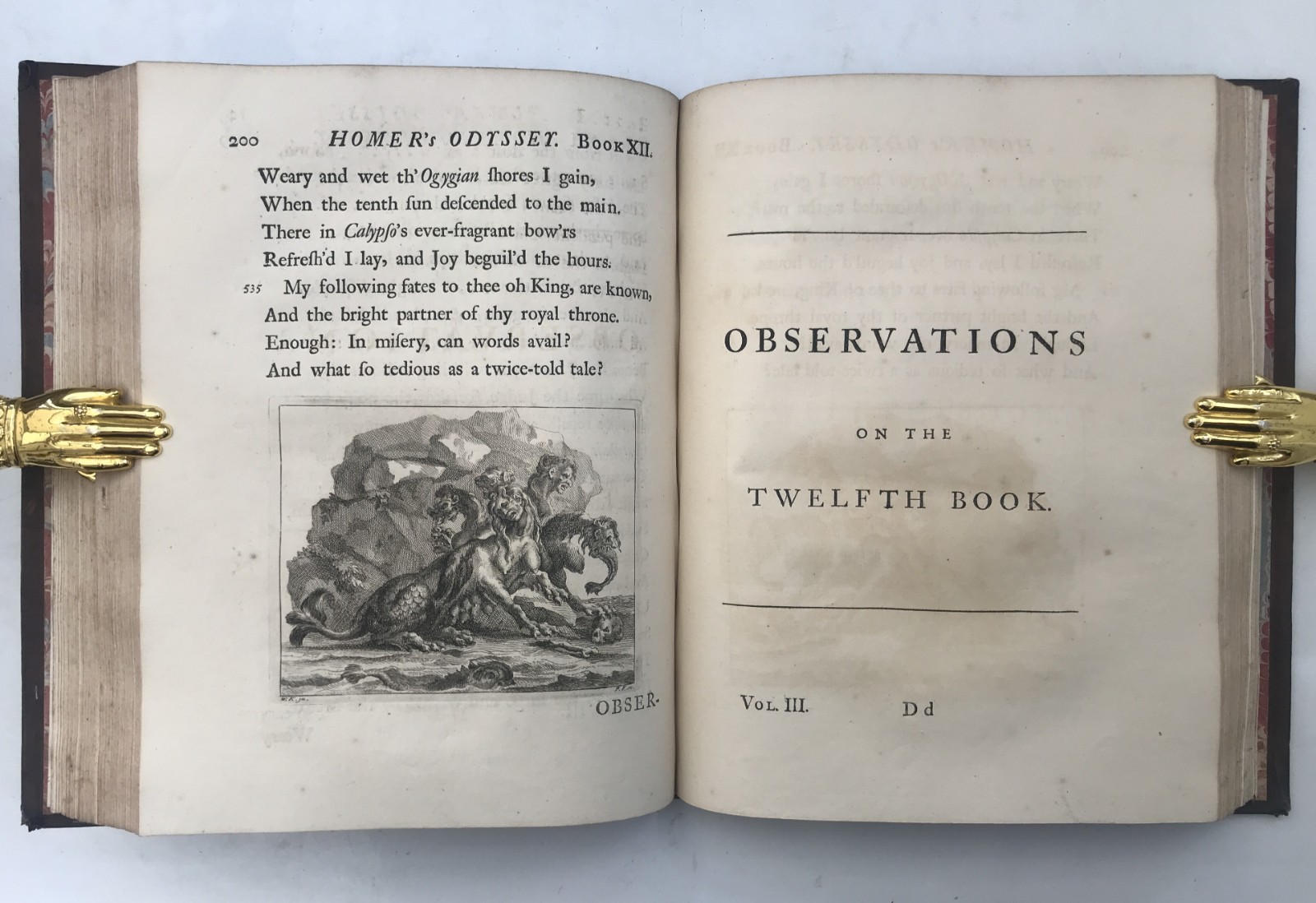 1725-26 Pope THE ODYSSEY OF HOMER 5 Vols First Edition Illustrated Poetry