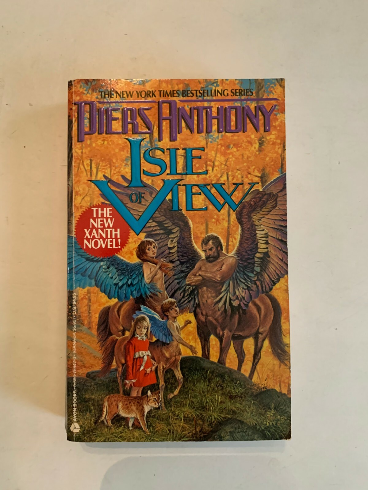 1990 Isle Of View by Piers Anthony Avon Paperback