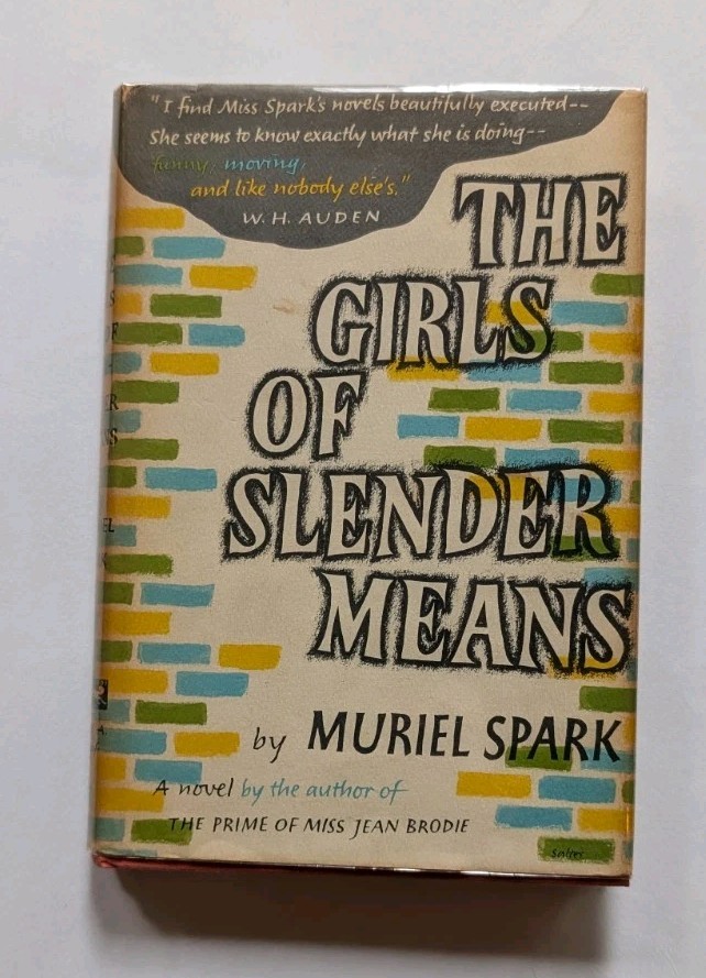 The Girls of Slender Means Muriel Spark 1963 First Edition Hardcover Knopf HCDJ