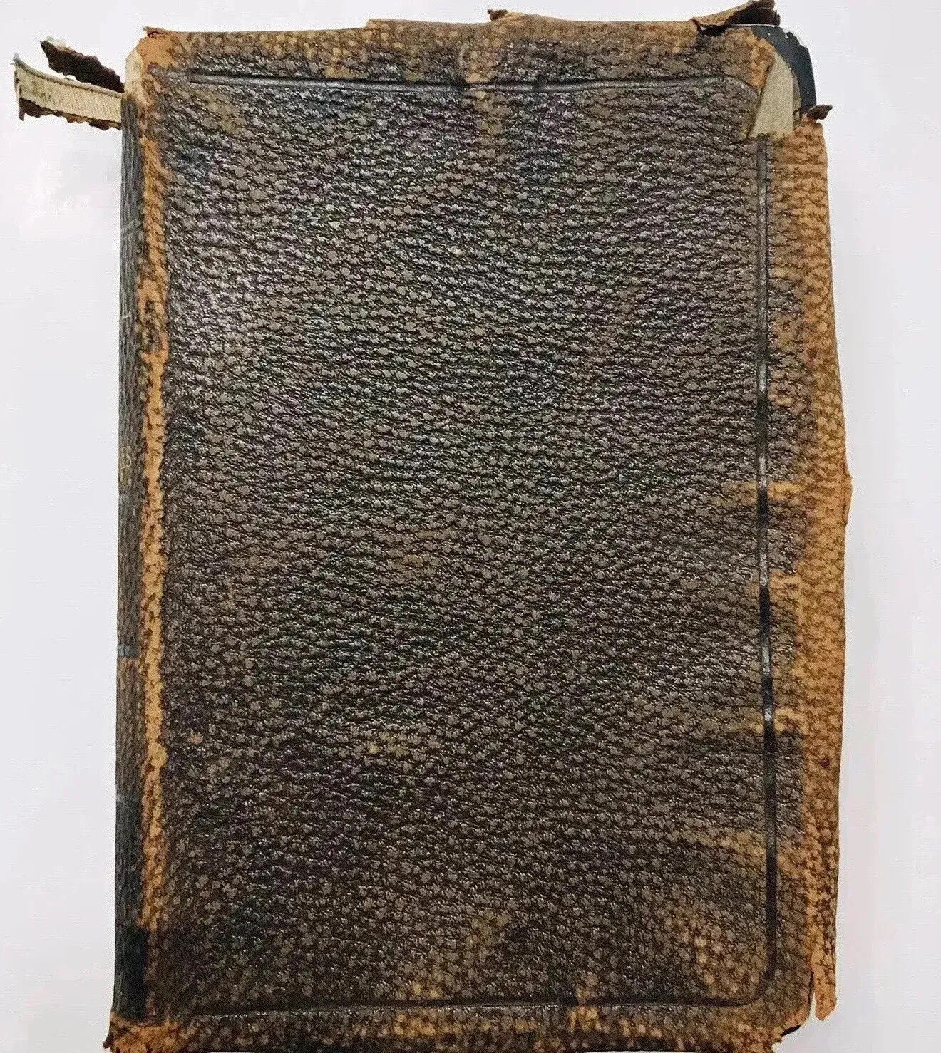 Nave’s Topical Bible 1900 Orville Nave All Edges Gilt Silk Sewed Damaged Cover