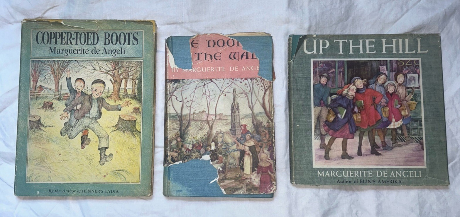 9Lot Marguerite de Angeli Vintage Books SIGNED Yonie Wondernose Door in the Wall