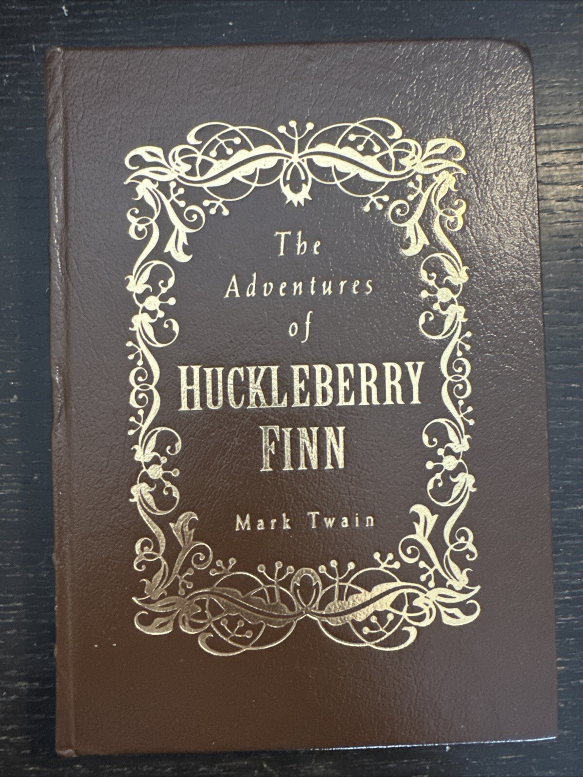 Sweet Water Press ADVENTURES OF HUCKLEBERRY FINN, Mark Twain Leatherbound 1998