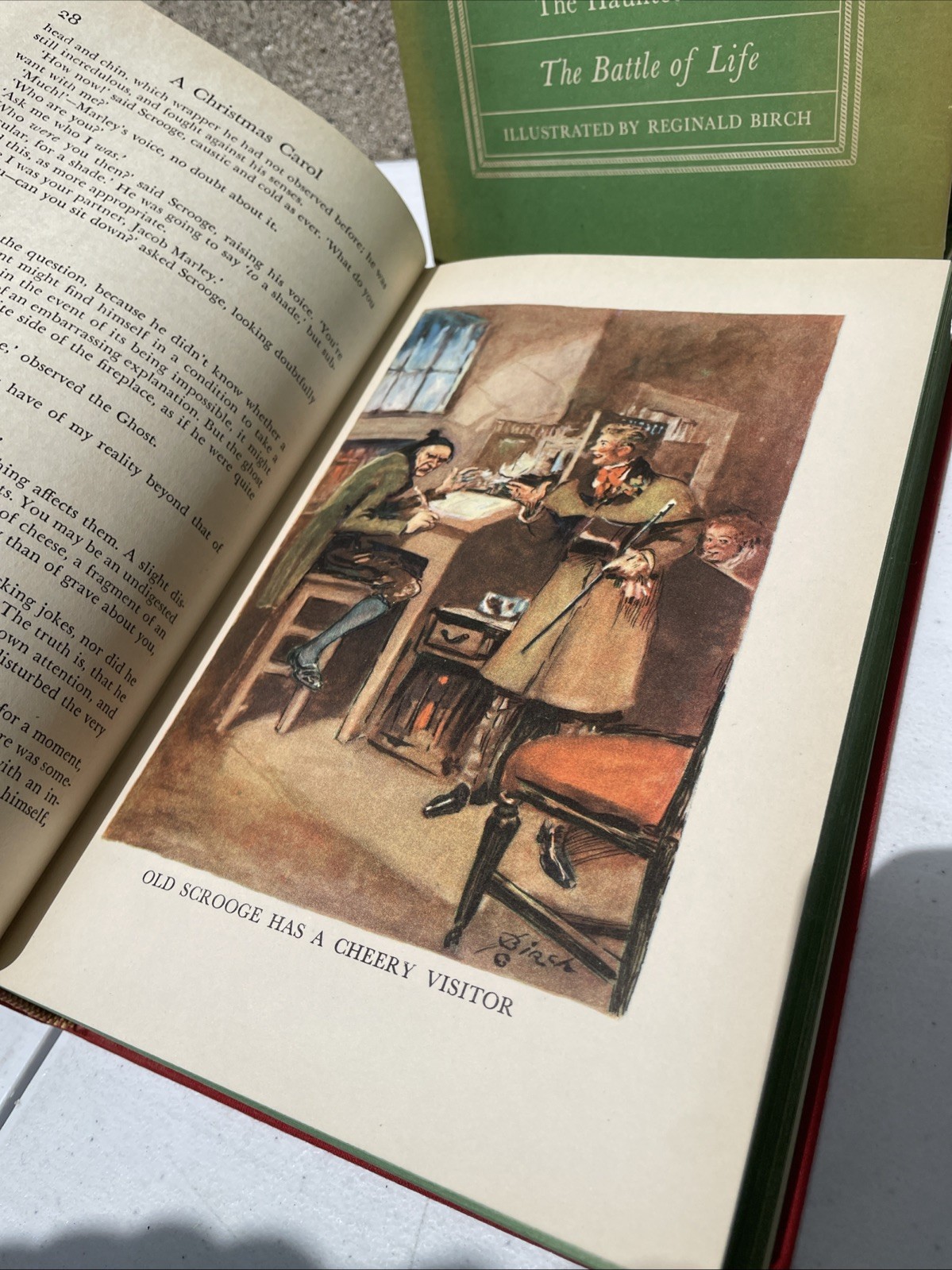 FIVE CHRISTMAS NOVELS, Charles Dickens, 1939, HERITAGE PRESS, Slipcase/Very Good